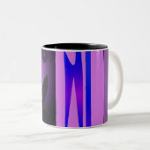 CUTE_LOGO_PINK_BLACK TWEEKLEURIGE KOFFIEMOK (Voorkant rechts)