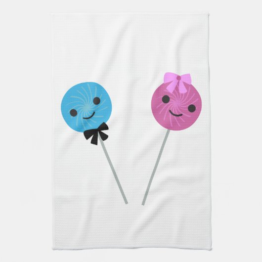 Cute Lollipops Theedoek (Verticaal)