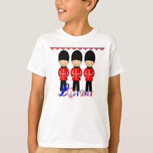 Cute London Guards Thed Design T-shirt