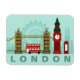 Cute London Illustration magnet