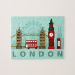 Cute London Illustration puzzle Legpuzzel<br><div class="desc">Bekijk mijn winkel voor meer objecten uit Londen.</div>