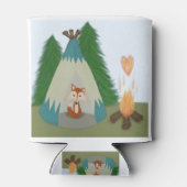 Cute Lone Fox Blikjeskoeler (Achterkant)