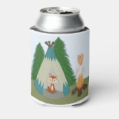 Cute Lone Fox Blikjeskoeler (Blikje Achterkant)