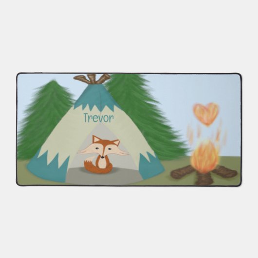 Cute Lone Fox Bureaumat (Voorkant)