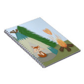 Cute Lone Fox Notitieboek (Rechterzijde)