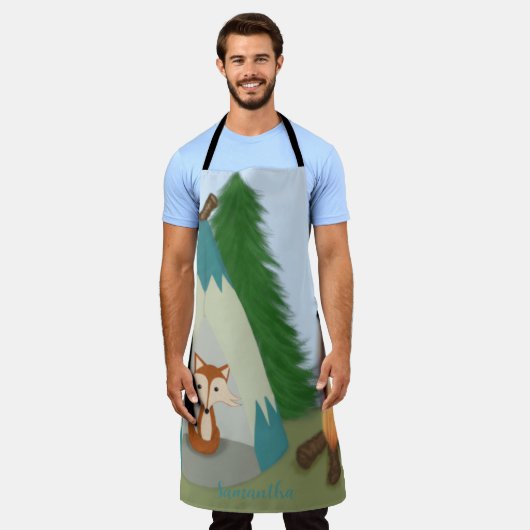 Cute Lone Fox Schort (Gedragen)