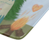 Cute Lone Fox Snijplank (Hoek)