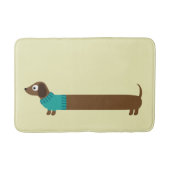 Cute Long Dachshund Illustratie Badmat (Voorkant)
