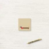 Cute Long Dachshund Illustratie Post-it® Notes (Op bureau)