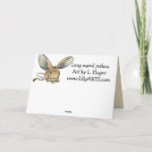 Cute Long Eared Jerboa Card - Gepersonaliseerd Bedankkaart (Achterkant)