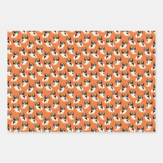 Cute Long-Haired Chihuahuas Inpakpapier Vel (Voorkant 3)