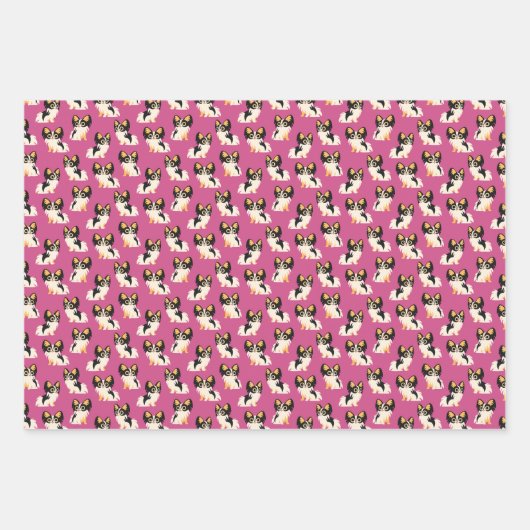 Cute Long-Haired Chihuahuas Inpakpapier Vel (Voorkant 2)