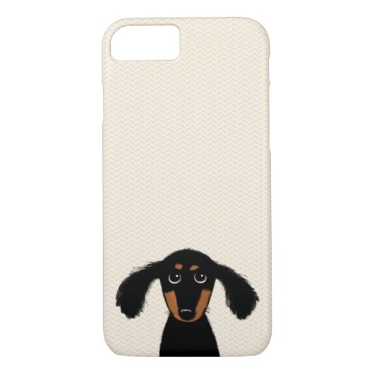 Cute Long Hazard Dachshund Puppy Case-Mate iPhone Case (Achterkant)