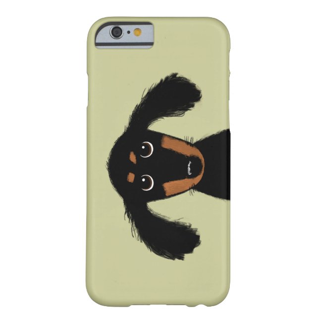 Cute Long Hazard Dachshund Puppy Case-Mate iPhone Case (Achterkant)