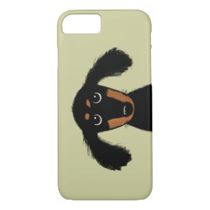 Cute Long Hazard Dachshund Puppy iPhone 8/7 Hoesje