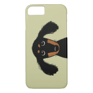 Cute Long Hazard Dachshund Puppy iPhone 8/7 Hoesje