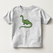 Cute Long Neck Dinosaur T-Shirt for Kids (Voorkant)