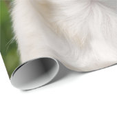 Cute longhair crème Chihuahua Dog Puppy Pet Photo Cadeaupapier (Rol Hoek)