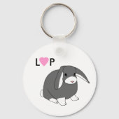 Cute Lop Rabbit Sleutelhanger (Voorkant)