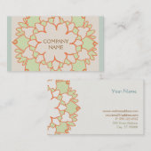 Cute Lotus Natural Holistic Health and Beauty Visitekaartje (Voorkant / Achterkant)