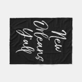 Cute Louisiana Quote For Women Funny Gift New Orle Fleece Deken (Voorkant (Horizontaal))