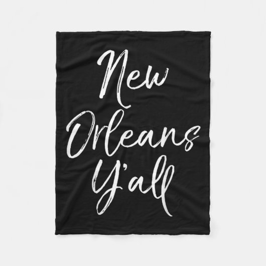 Cute Louisiana Quote For Women Funny Gift New Orle Fleece Deken (Voorkant)