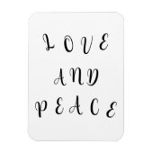 Cute Love and Peace Magneet (Verticaal)