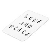 Cute Love and Peace Magneet (Linkerzijde)