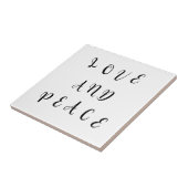 Cute Love and Peace Tegeltje (Zijkant)