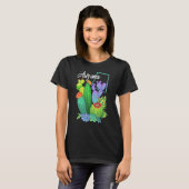 Cute Love Arizona Blooming Cactus Flowers T-shirt (Voorkant volledig)
