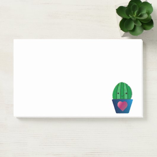 Cute Love Cactus Post-it® Notes (Kantoor)