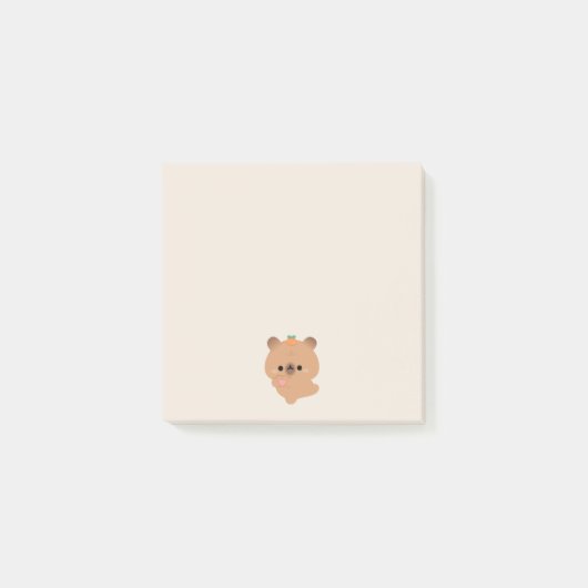 Cute Love Capybara Post-it® Notes (Voorkant)