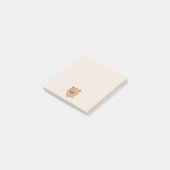 Cute Love Capybara Post-it® Notes (Schuin)