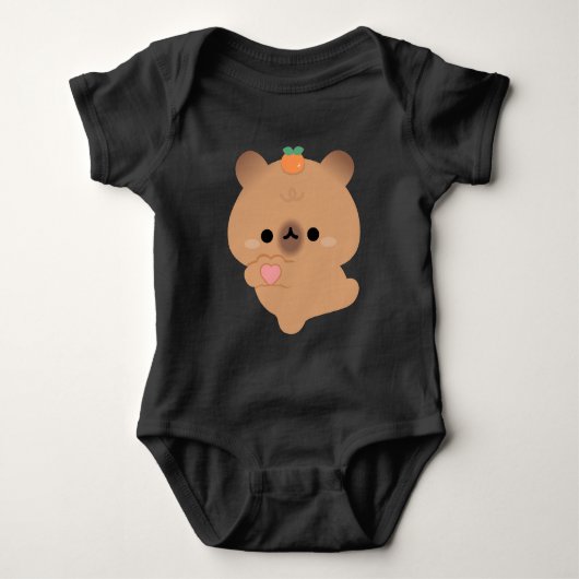 Cute Love Capybara Romper (Voorkant)