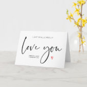 Cute Love Card voor Husband Gift for Boyvriend Kaart (Gele Bloem)