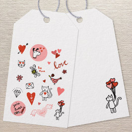 Cute Love Cartoon Cadeaulabel