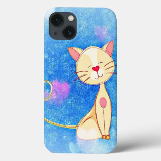 Cute Love Cat Case-Mate iPhone Case (Achterkant)