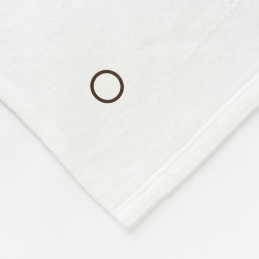 Cute love cat fleece deken white (Hoek)