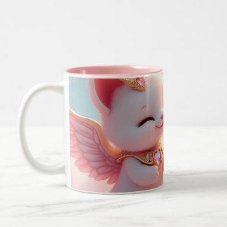 Cute Love Cats Tweekleurige Koffiemok