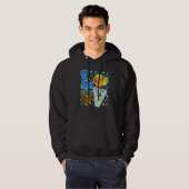 Cute LOVE Chanukah Hanukkah Decorations Dreidel Me Hoodie (Voorkant volledig)