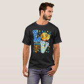 Cute LOVE Chanukah Hanukkah Decorations Dreidel Me T-shirt (Voorkant volledig)
