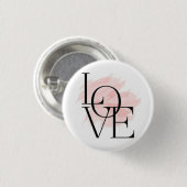 Cute Love Charmante Speld Knop Ronde Button 3,2 Cm (Voorkant /achterkant)