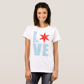 Cute Love Chicago T-shirt (Voorkant volledig)
