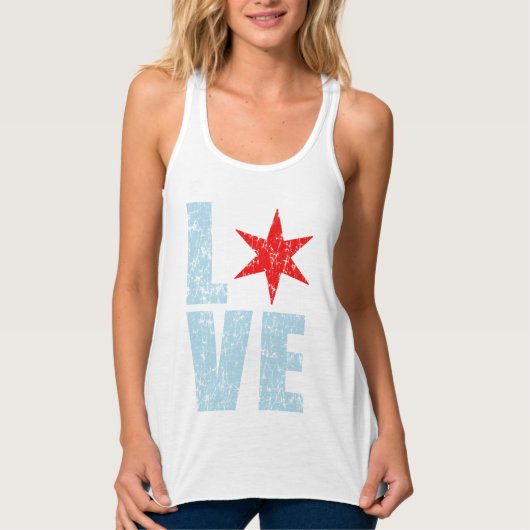 Cute Love Chicago Tanktop (Voorkant)