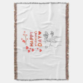 Cute Love Couple  Deken (Voorkant Verticaal)