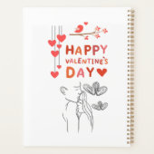 Cute Love Couple  Planner (Achterkant)