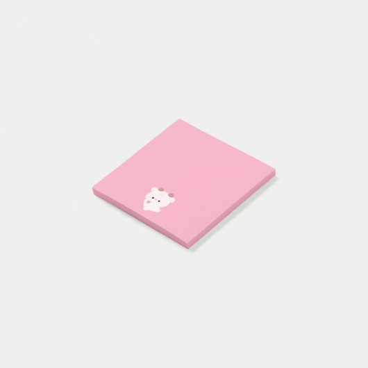 Cute Love Cow Post-it® Notes (Schuin)