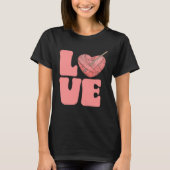 Cute LOVE Crocheting T-shirt (Voorkant)