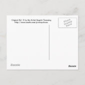 Cute Love Dachshund Briefkaart (Achterkant)