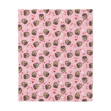 Cute Love Dog Pink Red